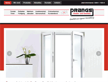 Tablet Screenshot of prangs.de